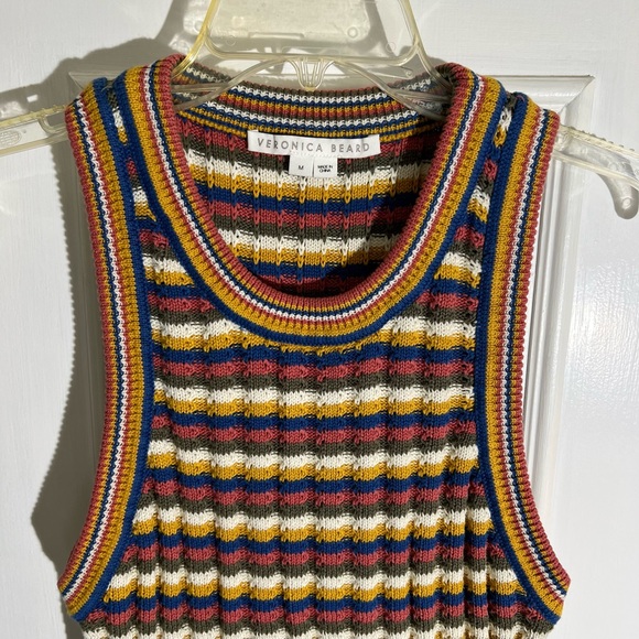 Veronica Beard Crocheted Sweater Sleeveless Top - Picture 8 of 12